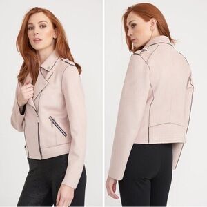 Joseph Ribkoff Pink Suede Blazer